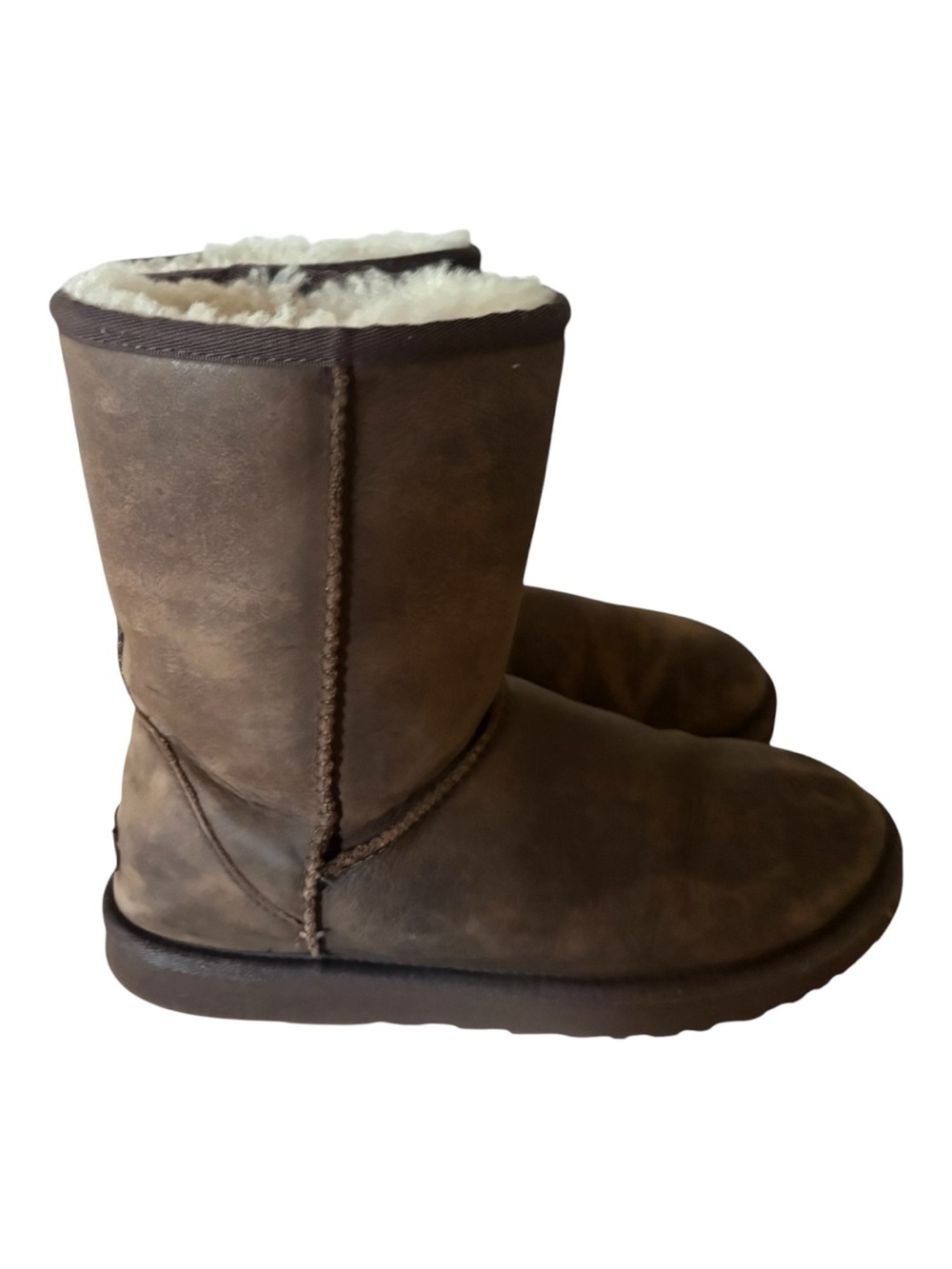 UGG Chestnut Shearling-Lined Classic Short Boot π»π€